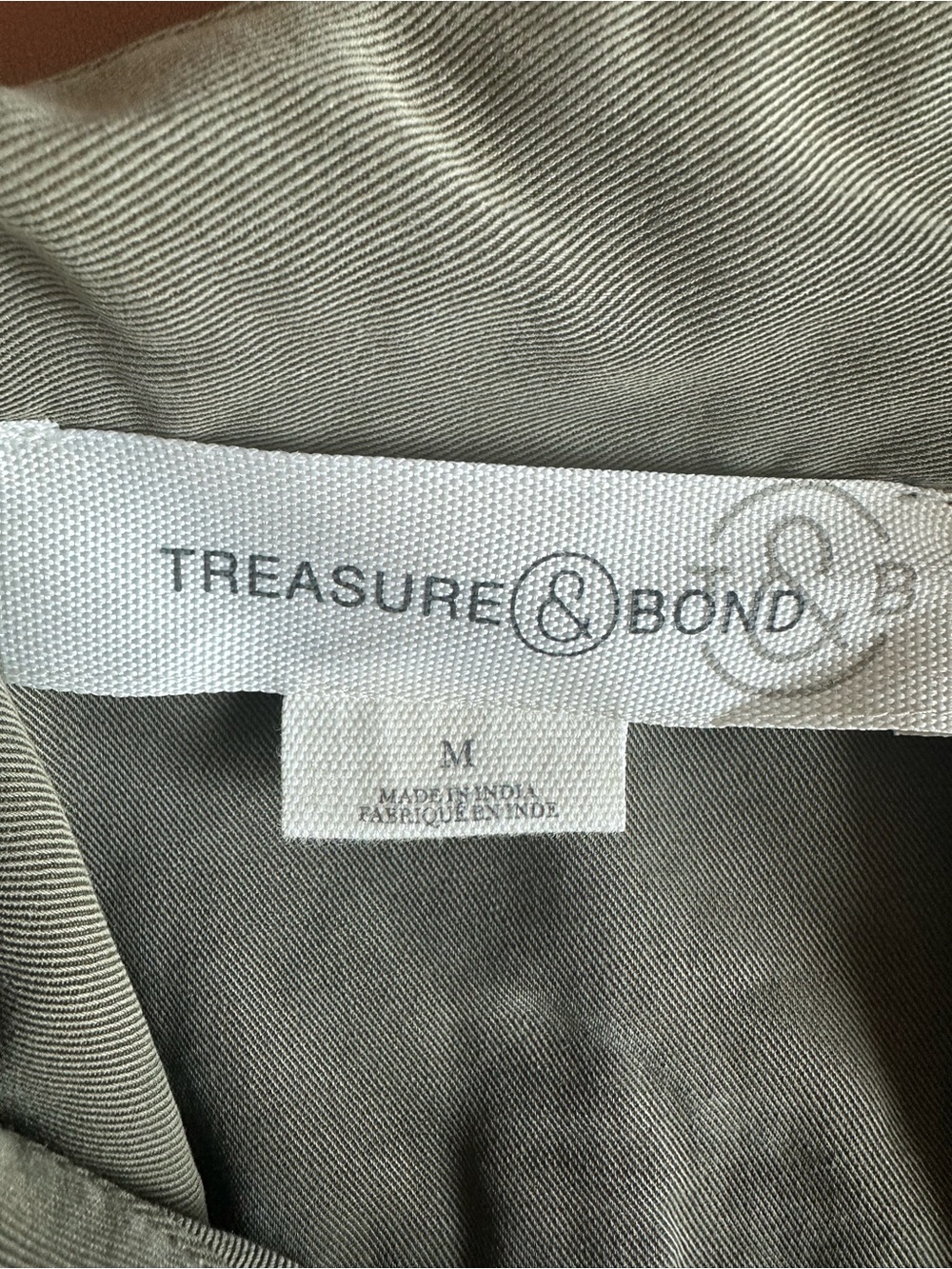Treasure and bond Olive Utility Jacket for Women Casual Lightweight Field Coat M - Picture 8 of 9